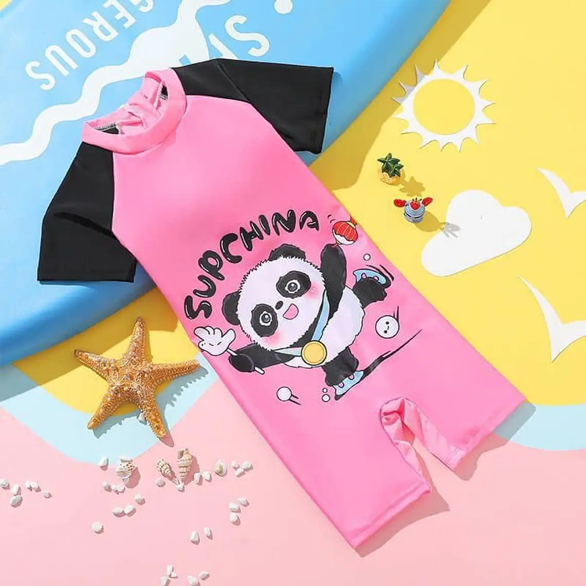 TRAJE DE BAÑO INFANTIL PARA NIÑA MOD #8905-2 4