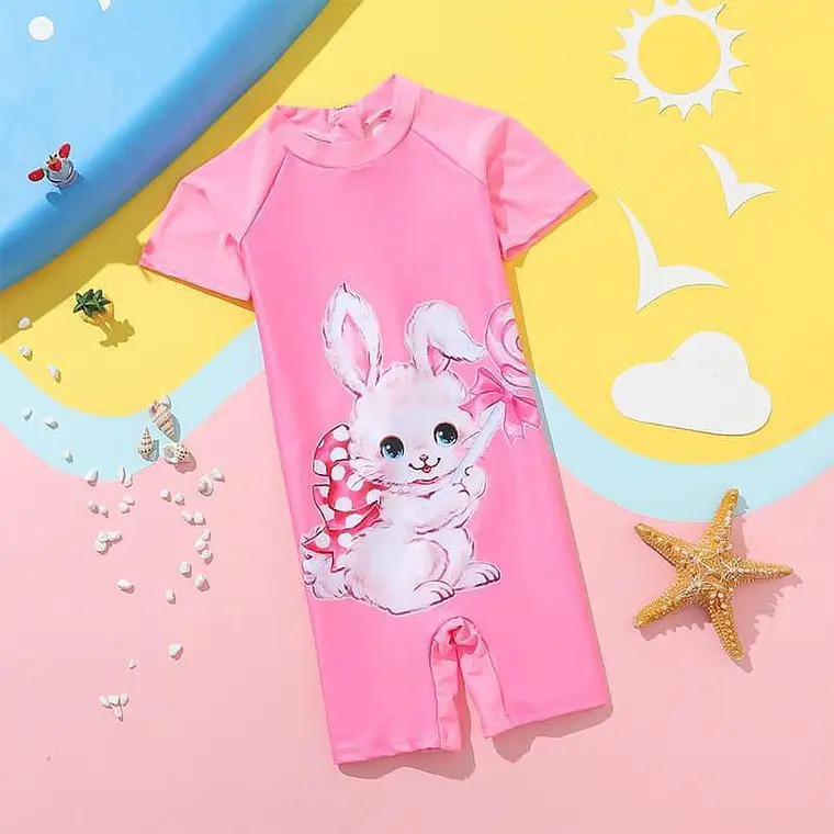 TRAJE DE BAÑO INFANTIL PARA NIÑA MOD #8905-2 5