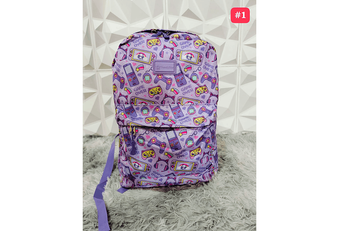 MOCHILA TRENDY STAR DIFERENTES ESTAMPADOS (REINGRESO)