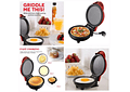 ♨️🍕🥞🍳 MINI PLANCHA REDONDA COMPACTA MOD #SHA-4616 ♨️