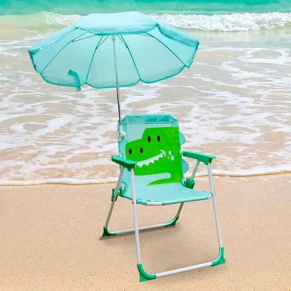SILLA PARA PLAYA , VERANO Y AIRE LIBRE CON SOMBRILLA PARA NIÑOS
