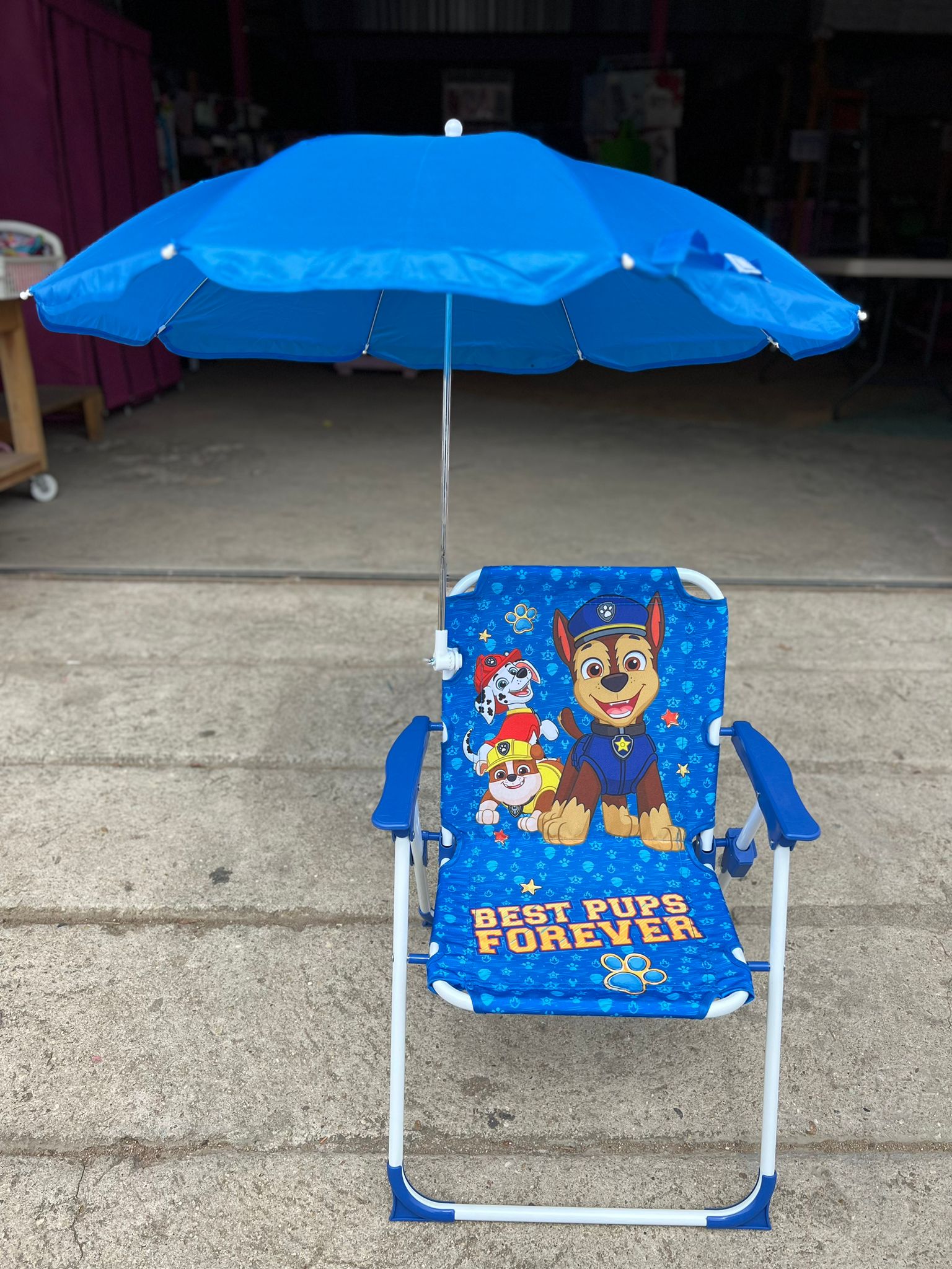 SILLA PARA PLAYA , VERANO Y AIRE LIBRE CON SOMBRILLA PARA NIÑOS