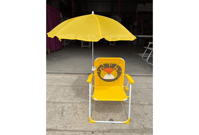 SILLA PARA PLAYA , VERANO Y AIRE LIBRE CON SOMBRILLA PARA NIÑOS