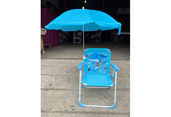SILLA PARA PLAYA , VERANO Y AIRE LIBRE CON SOMBRILLA PARA NIÑOS
