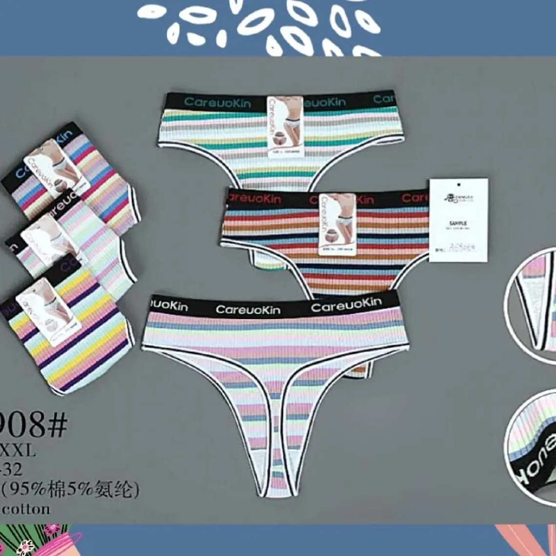  TANGA RAYAS KAREUOKIN DAMA MODEL #A6908- COPIAR 1