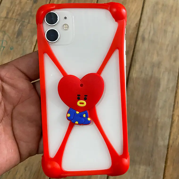  PROTECTOR SILICONA BTS PARA TELÉFONO MOD#XQ-22N-453 4