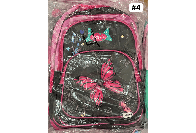 🎒🌹🦋 MOCHILA PARA PRIMARIA DISEÑO NIÑA MOD #16025 🌹🦋 REINGRESO