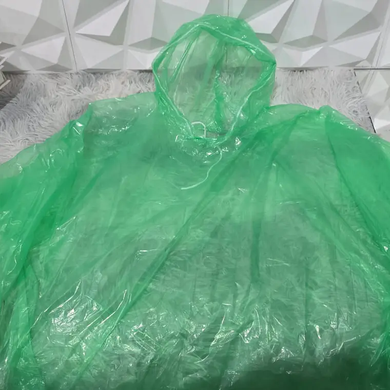  IMPERMEABLES INFANTILES TRANSPARENTE DE COLORES MOD#A154 6