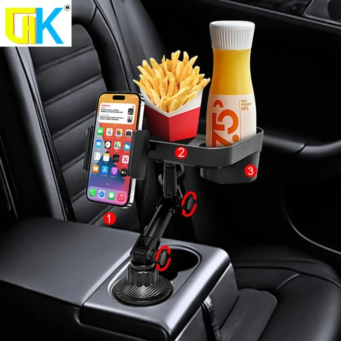 SOPORTE DE ALIMENTOS PARA AUTOMÓVIL MOD#QY53 5