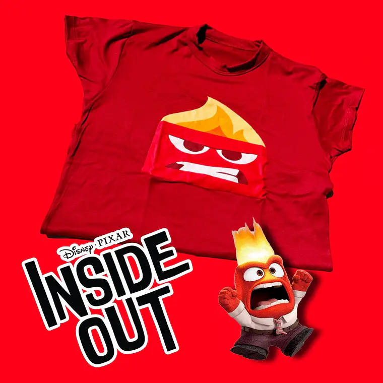 PLAYERA PARA DAMA DISEÑO INTENSAMENTE 3