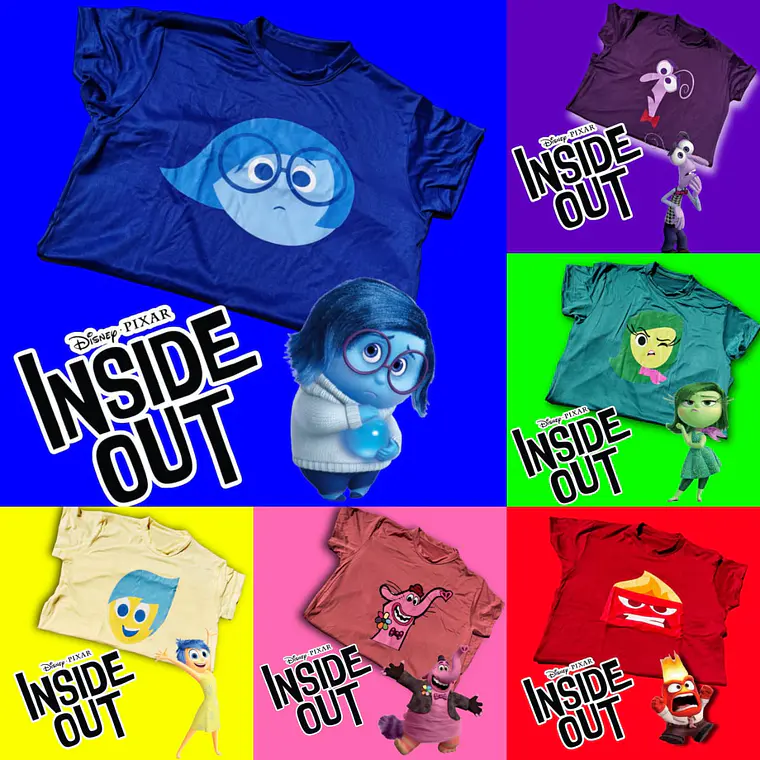 PLAYERA PARA DAMA DISEÑO INTENSAMENTE 8