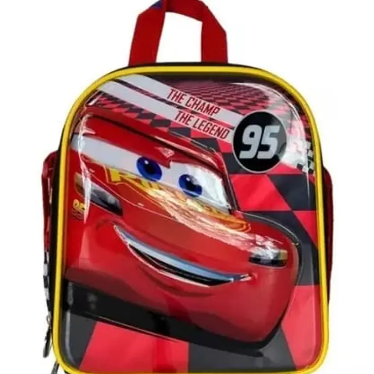 COMBO MOCHILA PRIMARIA CON LONCHERA ORIGINAL RUZ CARS MOD#4605 5