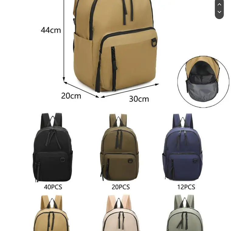 MOCHILA GRENOBIL PARA CABALLERO MOD #A00276 2