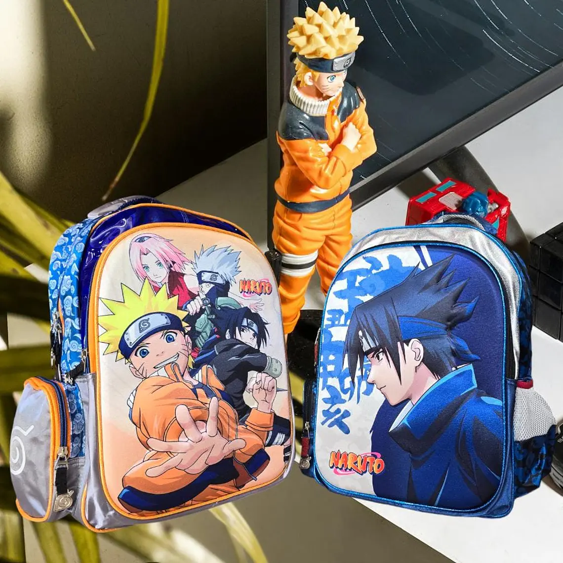 MOCHILA ORIGINAL GOLDEN NARUTO KEE PACK MOD#6082 4