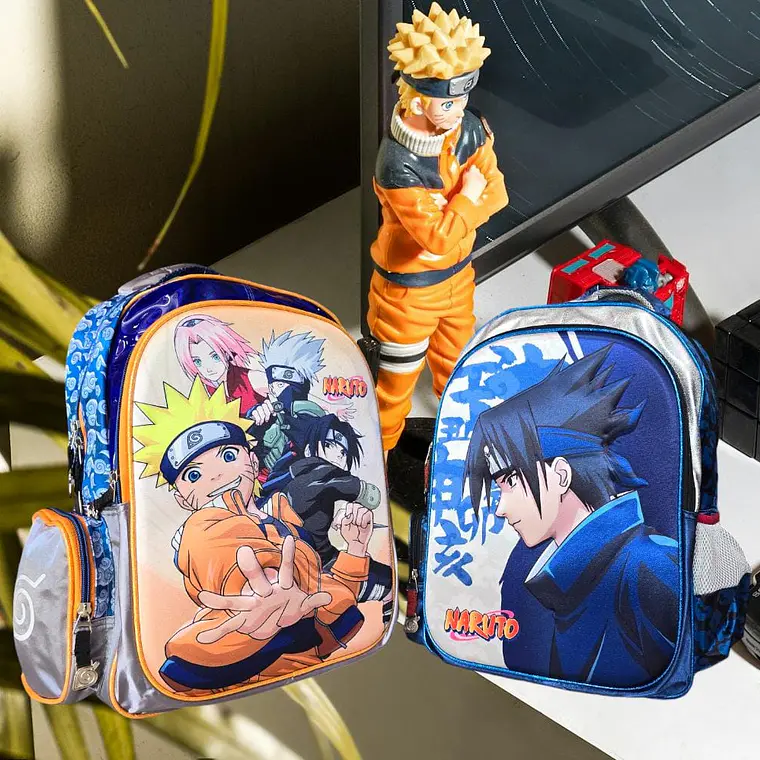 MOCHILA ORIGINAL GOLDEN NARUTO KEE PACK MOD#6082 4