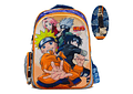 MOCHILA ORIGINAL GOLDEN NARUTO KEE PACK MOD#6082