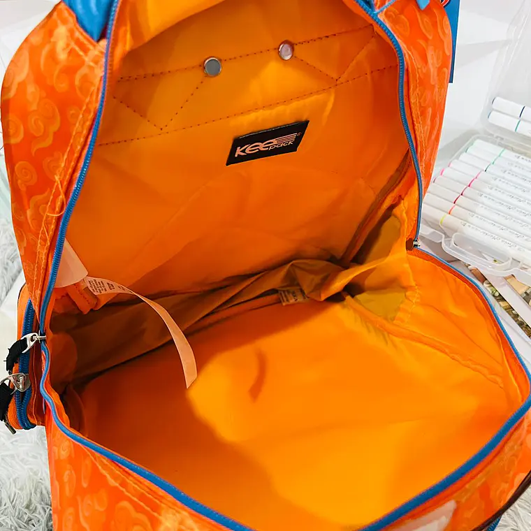 MOCHILA ORIGINAL GOLDEN NARUTO KEE PACK MOD#6082 16