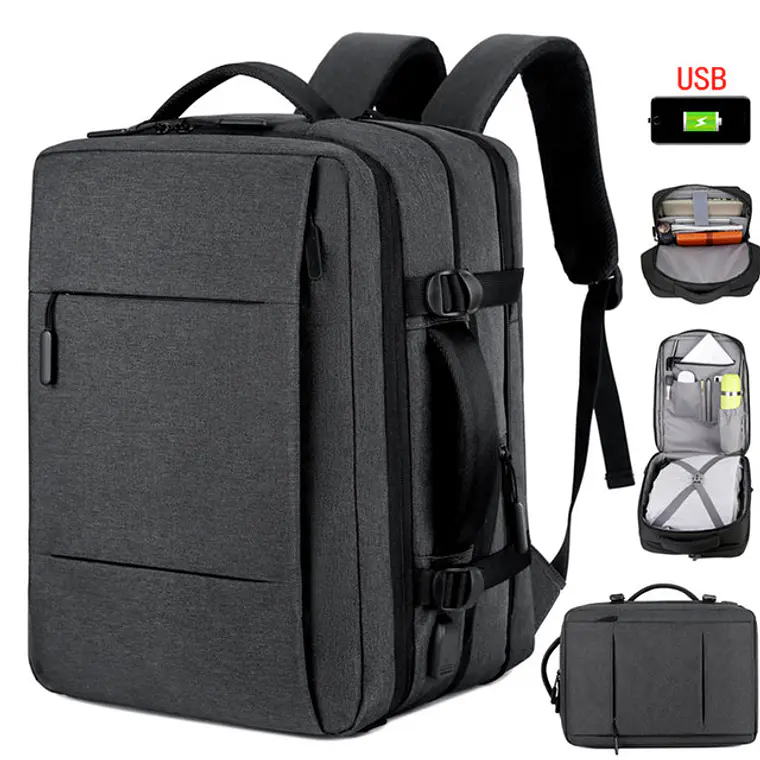 MOCHILA-MALETA EXPANDIBLE PARA CABALLERO PREMIUM MOD #3011 1