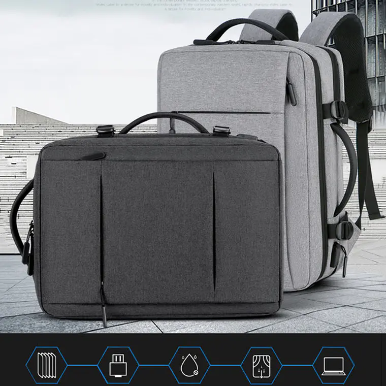 MOCHILA-MALETA EXPANDIBLE PARA CABALLERO PREMIUM MOD #3011 4