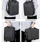 MOCHILA-MALETA EXPANDIBLE PARA CABALLERO PREMIUM MOD #3011 - Miniatura 5