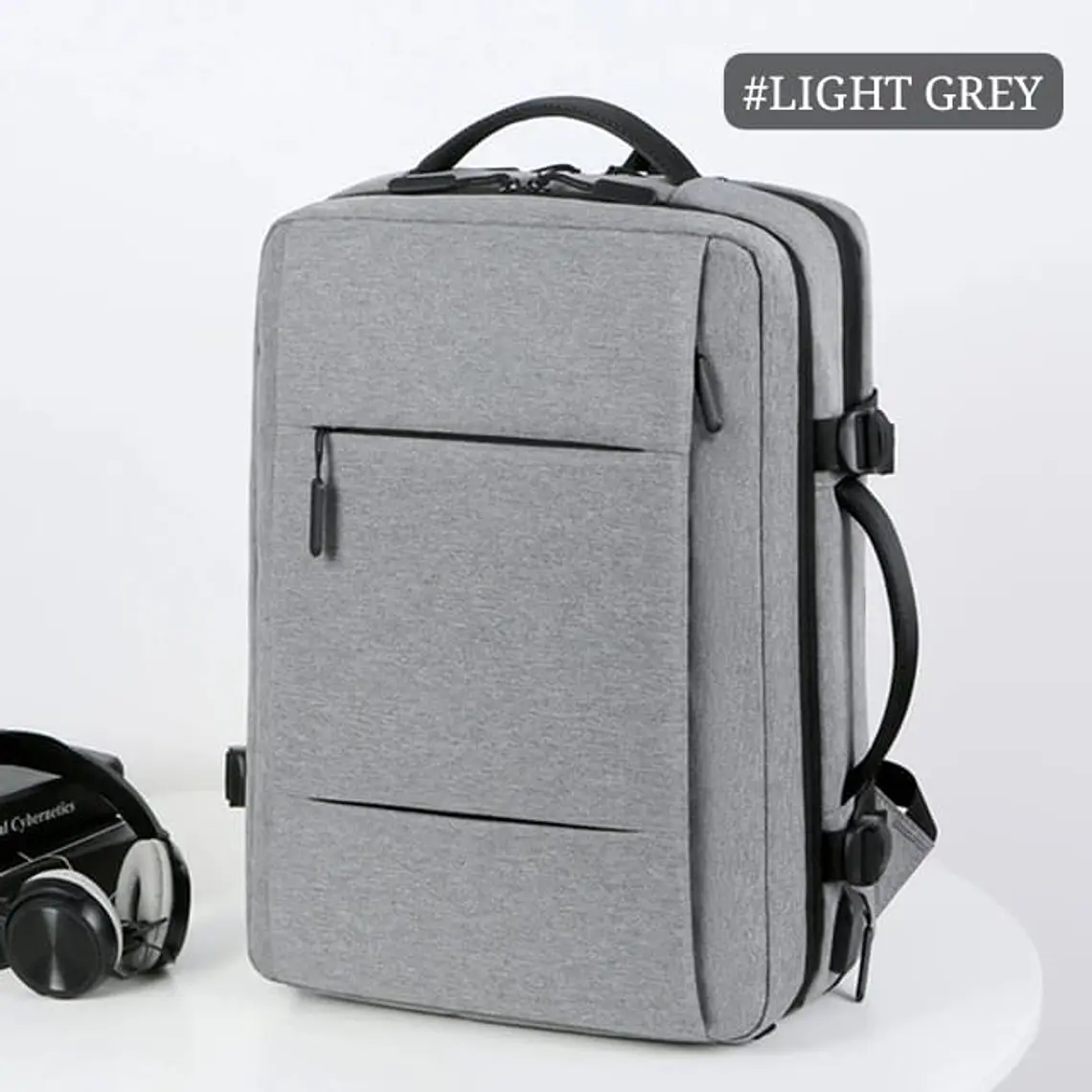 MOCHILA-MALETA EXPANDIBLE PARA CABALLERO PREMIUM MOD #3011 9