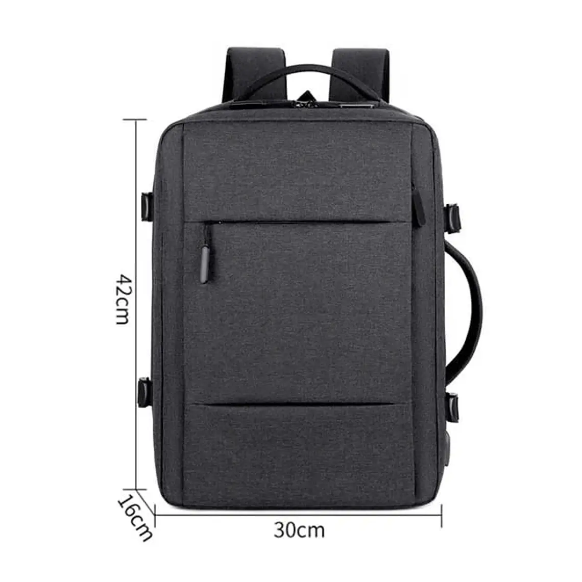 MOCHILA-MALETA EXPANDIBLE PARA CABALLERO PREMIUM MOD #3011 11