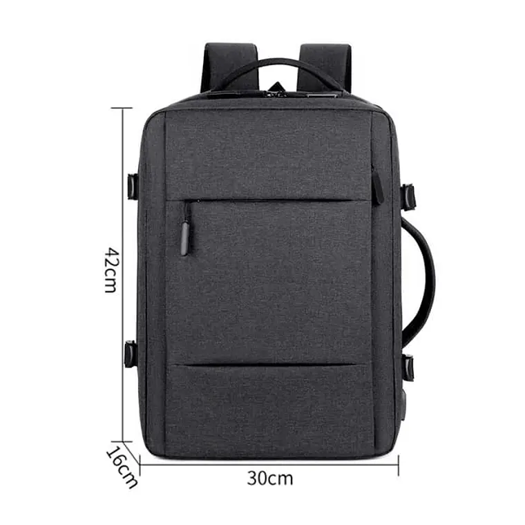 MOCHILA-MALETA EXPANDIBLE PARA CABALLERO PREMIUM MOD #3011 11