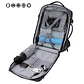 MOCHILA-MALETA EXPANDIBLE PARA CABALLERO PREMIUM MOD #3011 - Miniatura 16