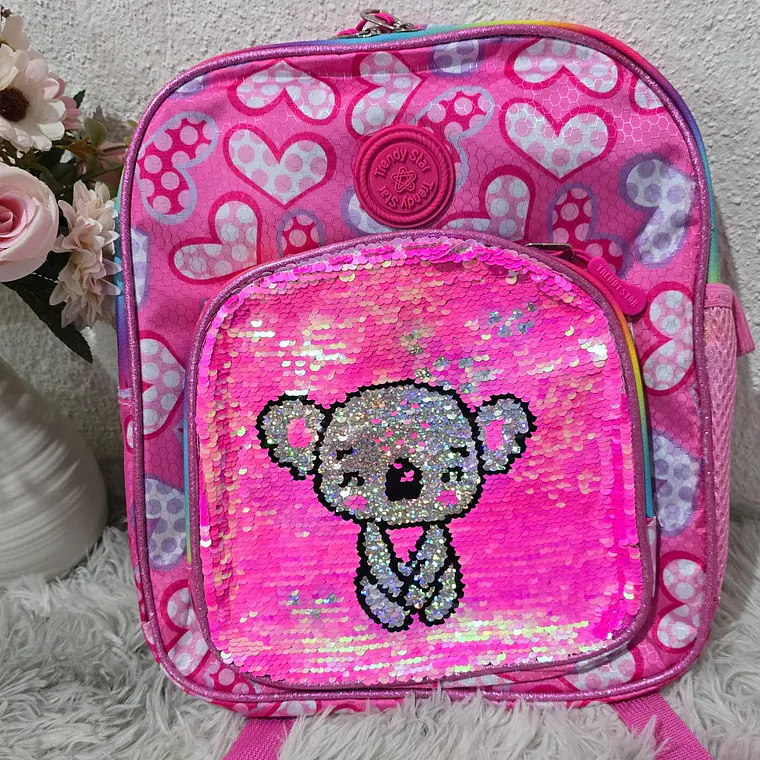 MOCHILA PARA PREESCOLAR TRENDY STRA PARA NIÑOS CON LENTEJUELAS REVERSIBLE MOD#30202b 10