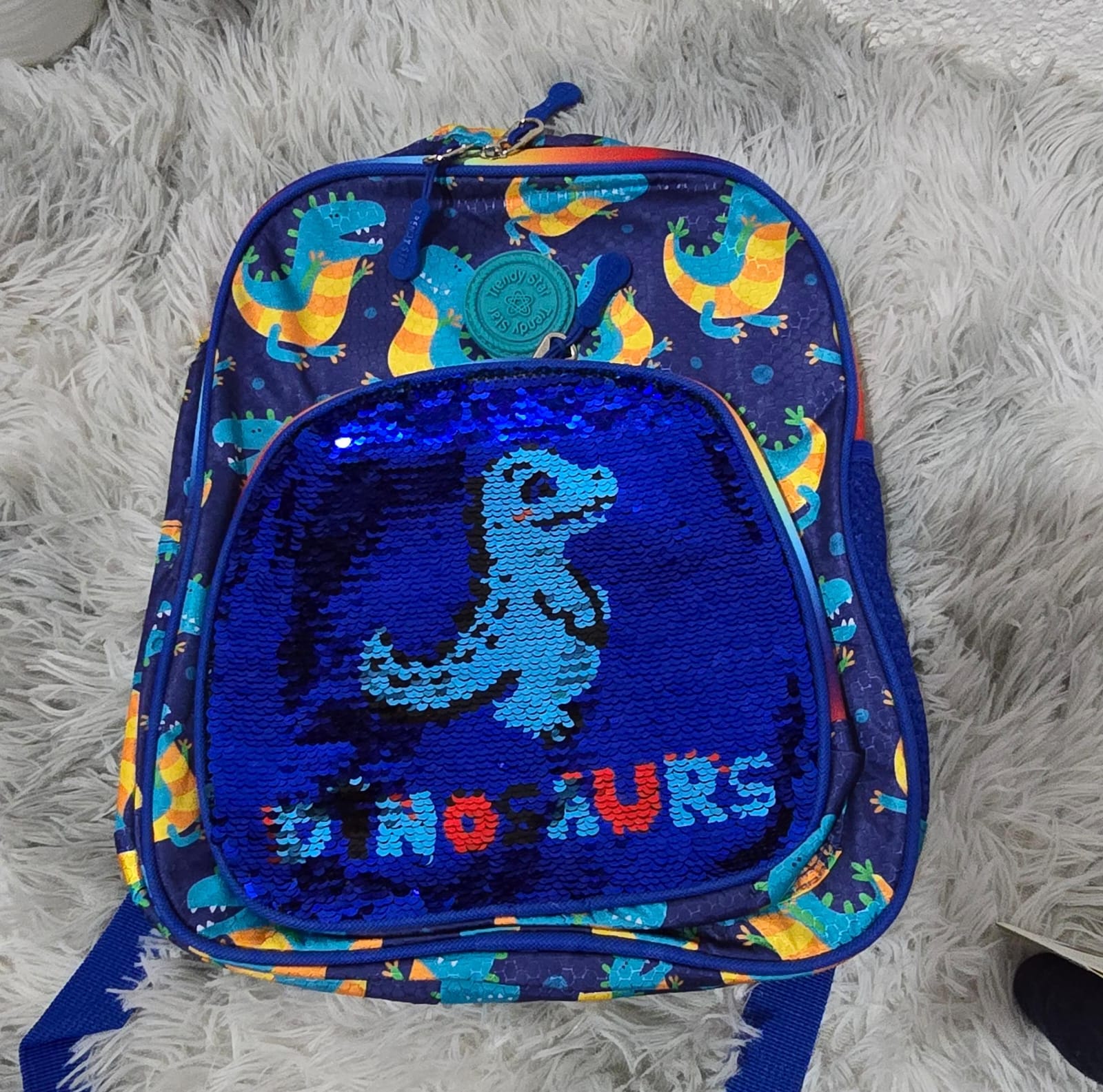 MOCHILA PARA PREESCOLAR TRENDY STRA PARA NIÑOS CON LENTEJUELAS REVERSIBLE MOD#30202b