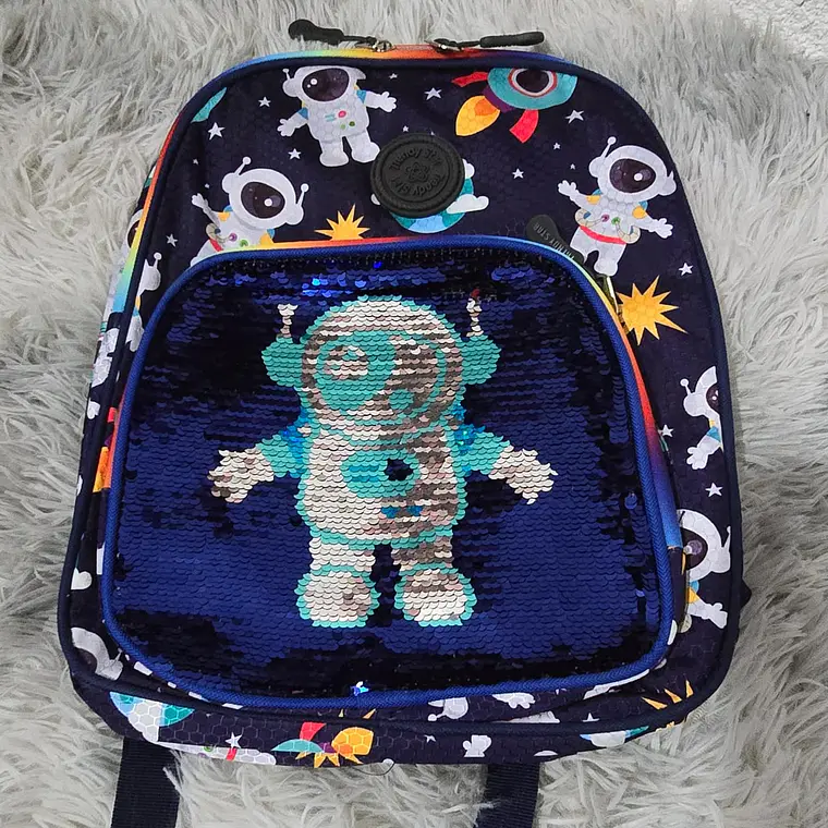 MOCHILA PARA PREESCOLAR TRENDY STRA PARA NIÑOS CON LENTEJUELAS REVERSIBLE MOD#30202b 12
