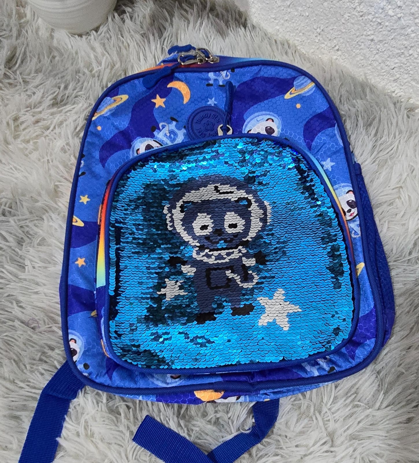 MOCHILA PARA PREESCOLAR TRENDY STRA PARA NIÑOS CON LENTEJUELAS REVERSIBLE MOD#30202b