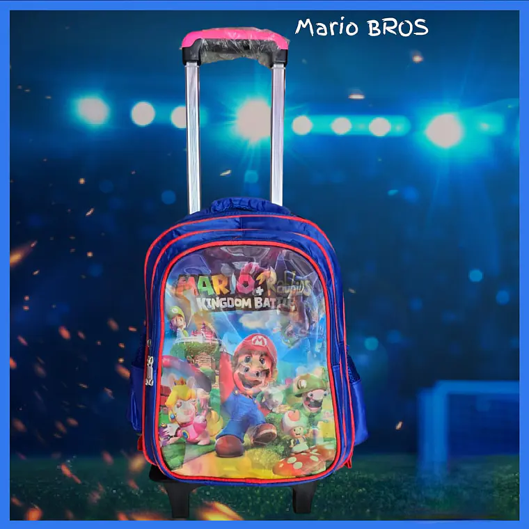 OFERTA‼️MOCHILA PARA PRIMARIA DISEÑO OLOGRAMA MARIO BROSS MODELO #DM-5020 - 5021 6