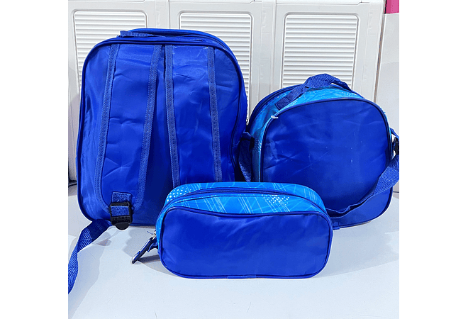 🎒🥳 COMBO MOCHILA DOBLE CIERRE PREESCOLAR DISNEY CON LUZ LED MOD #W-123-5 🎒🥳