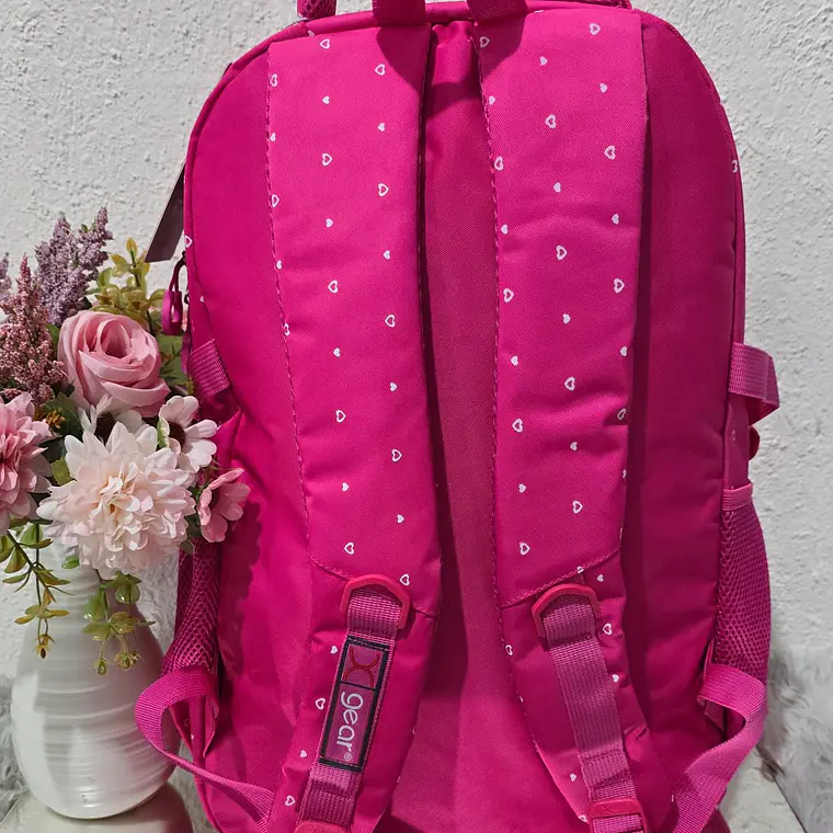 MOCHILA ORIGINAL ESTAMPADO CORAZÓNES MOD#XF179 8