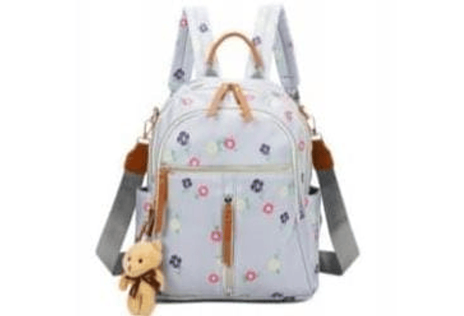 MOCHILA GRENOBIL DISEÑO FLORES MOD# A00200