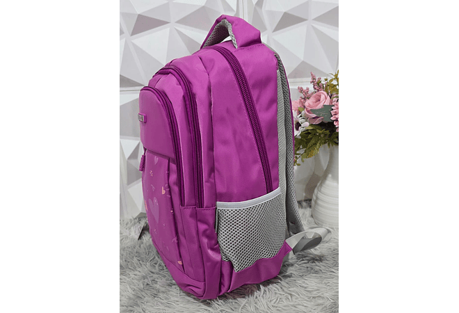 MOCHILA ORIGINAL ESTAMPADO CORAZÓNES MOD# XGE:6306 (REINGRESO)