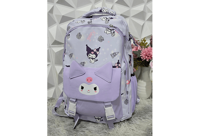 MOCHILA JUVENIL DISEÑO KUROMI MOD# 3534