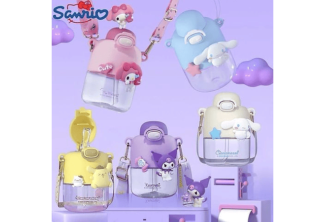 BOTELLA PARA AGUA DISEÑO SANRIO 3D MOD# 020