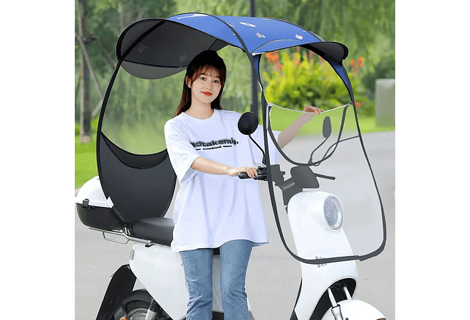 ☀️🌧️ TOLDO IMPERMEABLE PARA MOTO 🛵 MOD #803