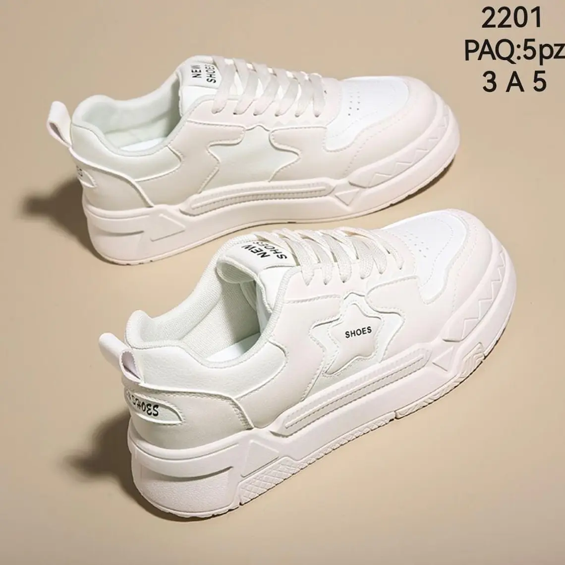 TENIS BLANCOS MOD# 2201 (REINGRESO) 1