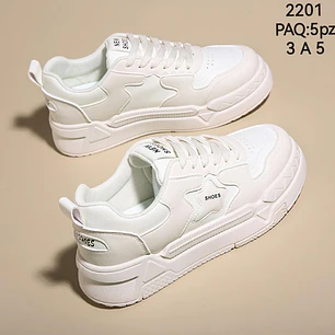 TENIS BLANCOS MOD# 2201 (REINGRESO)