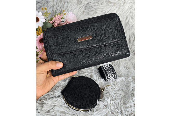 DUO CARTERA Y MONEDERO MOD#235