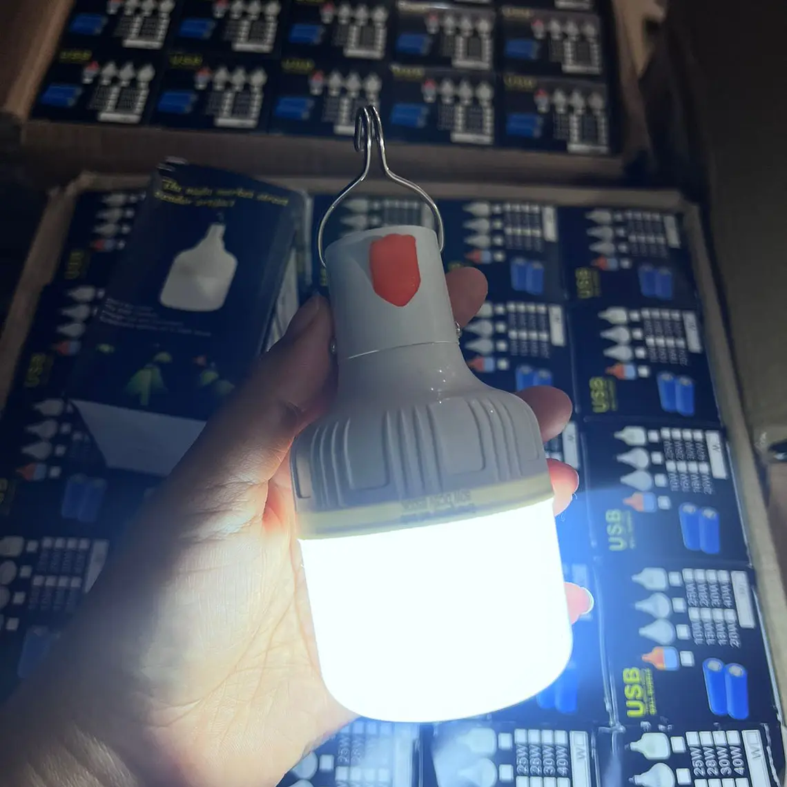 💡🎇 FOQUITO 11CM PORTÁTIL RECARGABLE DE LUZ BLANCA MOD# 6686 💡🎇 2