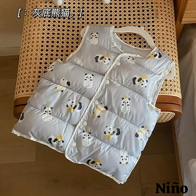 CHALECO INFANTIL GRUESO ESTAMPADO MOD #LU3338 5