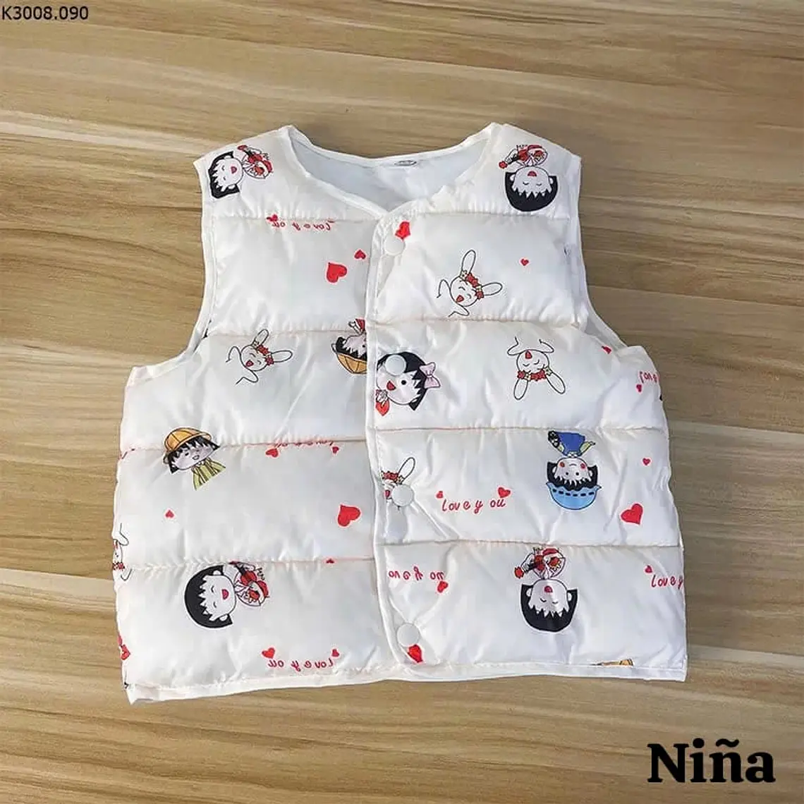 CHALECO INFANTIL GRUESO ESTAMPADO MOD #LU3338 9