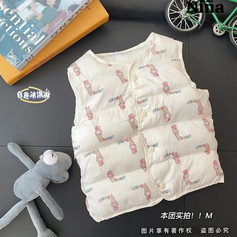 CHALECO INFANTIL GRUESO ESTAMPADO MOD #LU3338 12