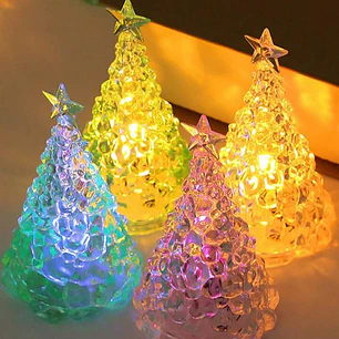 PAQ 3PZ LAMPARITA PINOS CON LUZ COLORES MOD#SDS-02