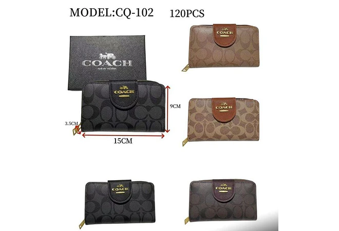 CARTERA IMITACION COACH MOD#CQ-102 REINGRESO