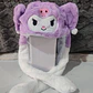 GORRO DE PELUCHE CON  OREJITAS MOVIBLES Y LUZ LED MOD#6601 (LOS TONOS Y EL DISEÑO PUEDEN VARIAR) - Miniatura 8